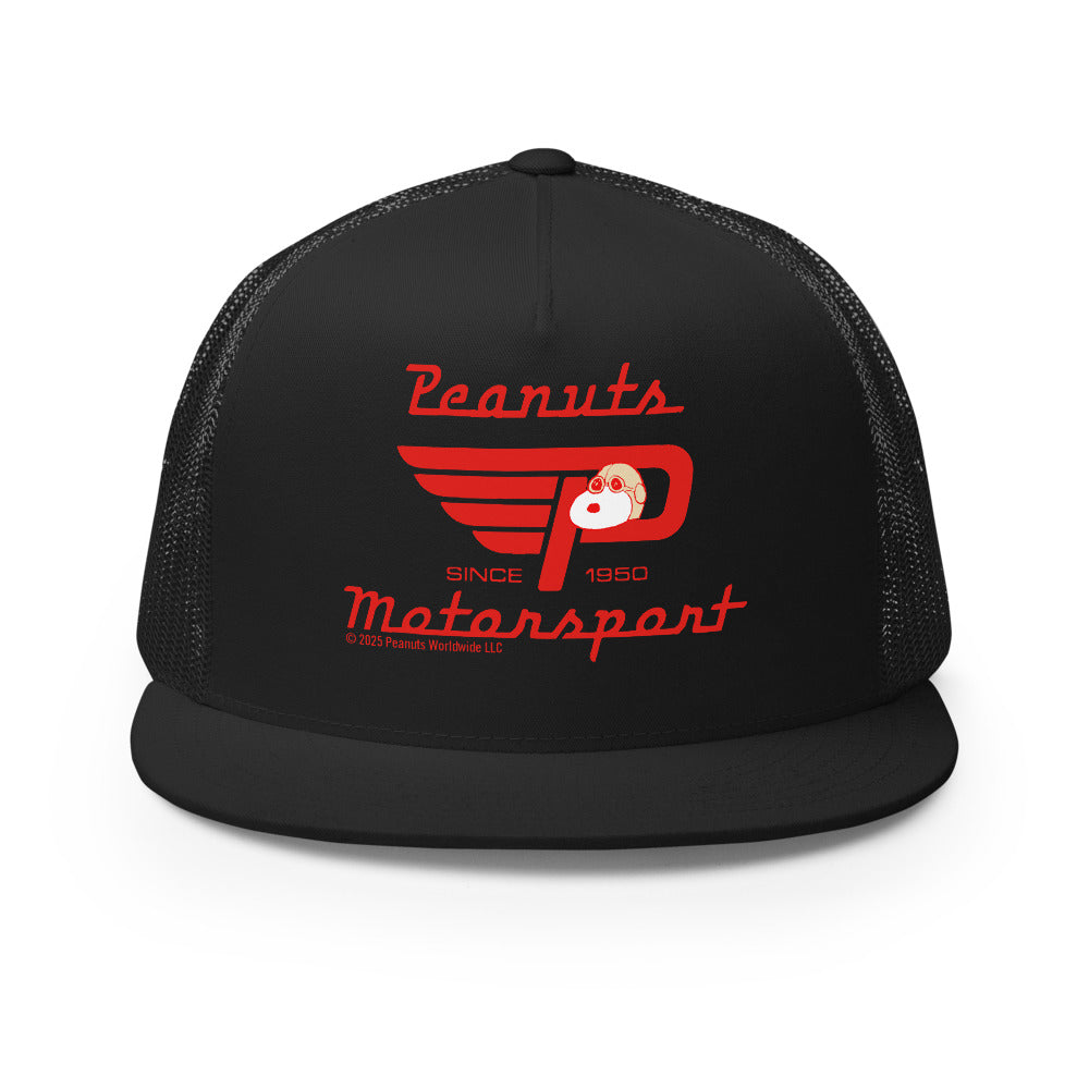 Peanuts Motorsport Trucker Hat Black