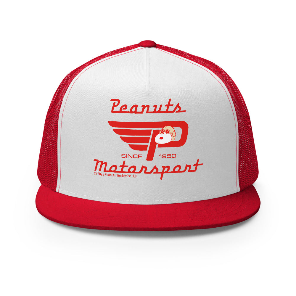 Peanuts Motorsport Trucker Hat Red/ White/ Red