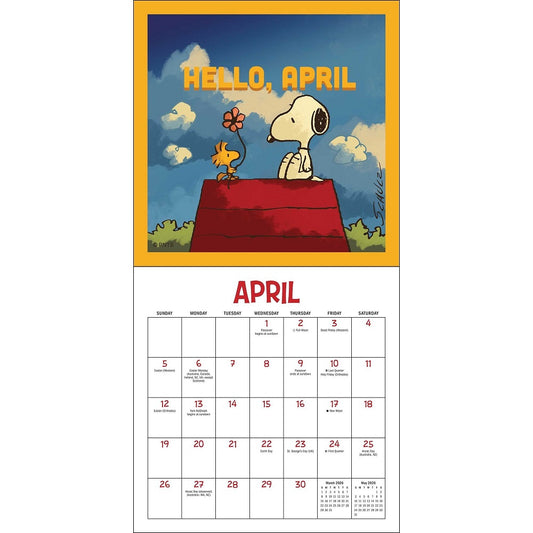 Peanuts®: @Snoopygrams 2026 Mini Wall Calendar-3