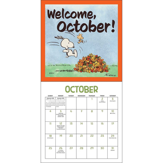 Peanuts®: @Snoopygrams 2026 Mini Wall Calendar-1