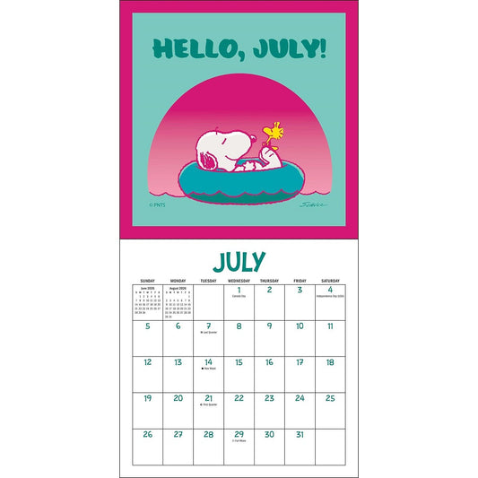 Peanuts®: @Snoopygrams 2026 Mini Wall Calendar-2