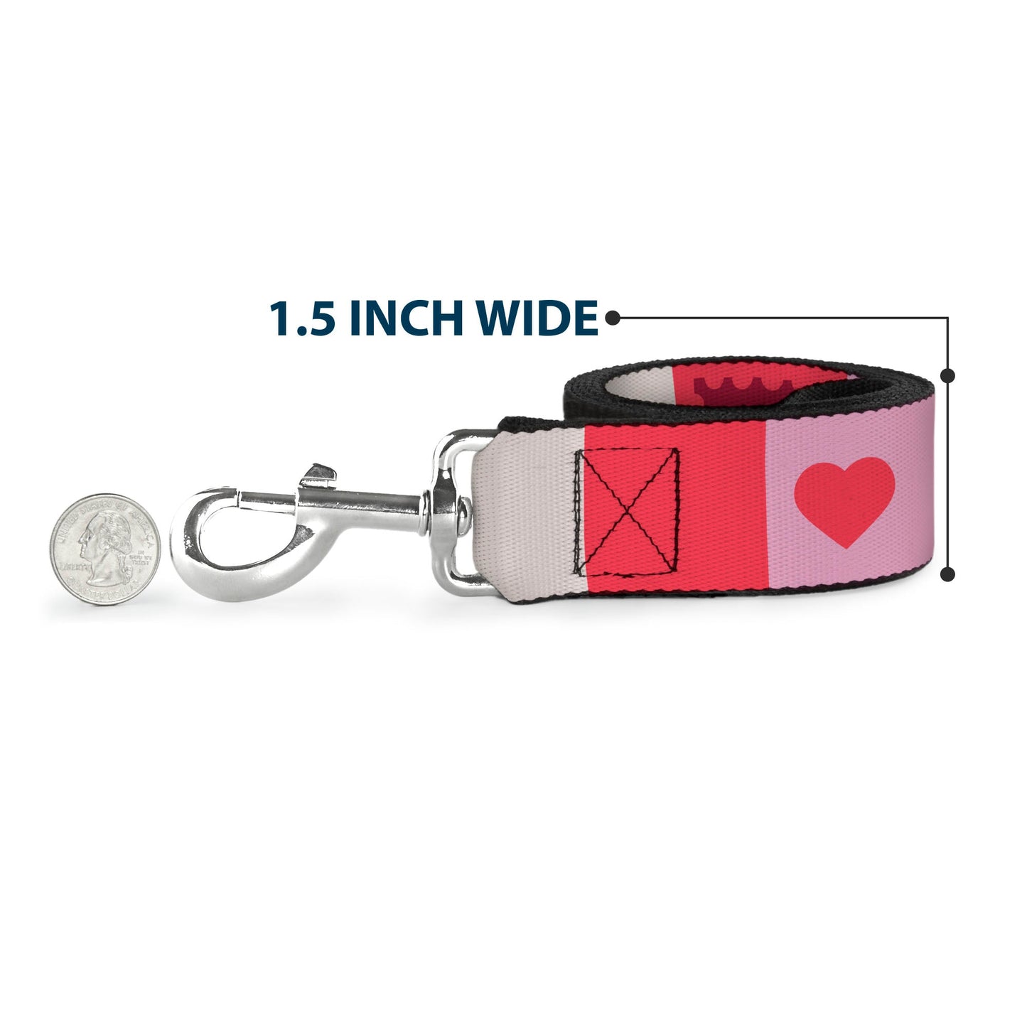 Snoopy 'Be Mine' Dog Leash - Peanuts Valentine Blocks