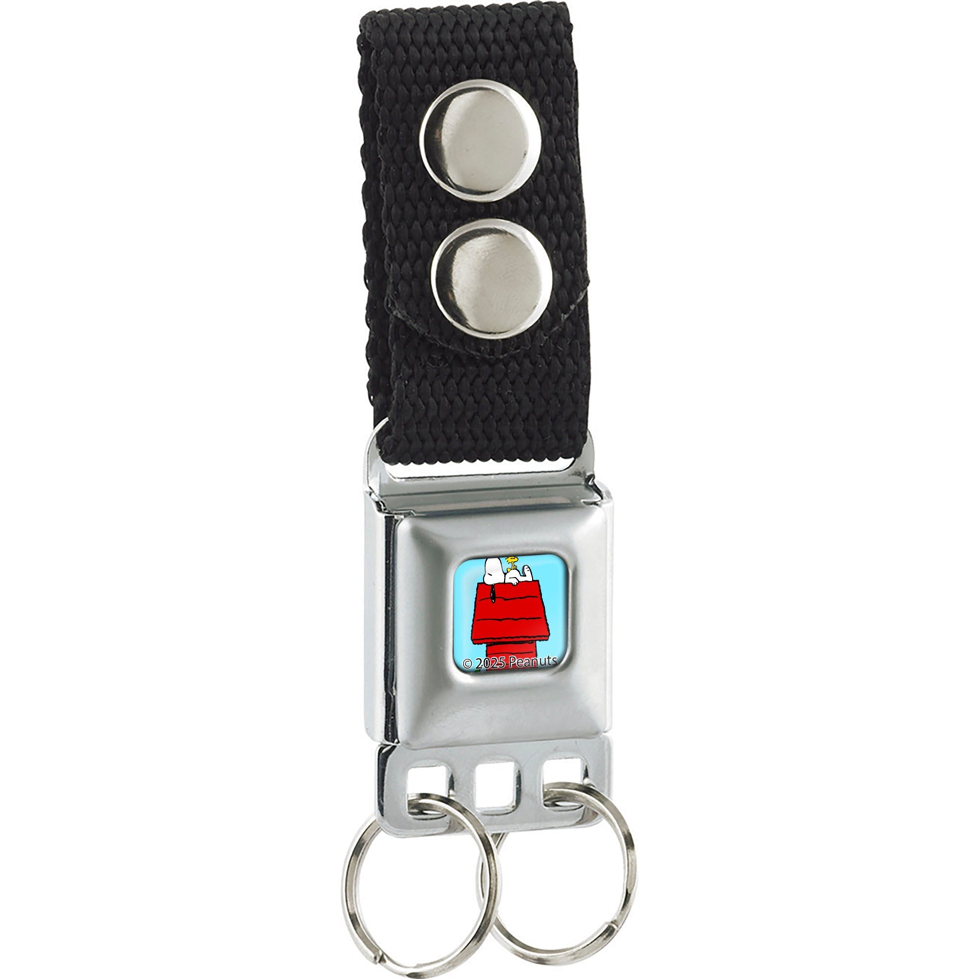SALE中♡スヌーピー　キーハウス Peanuts Keychain - Snoopy Woodstock Dog House | The Peanuts Store