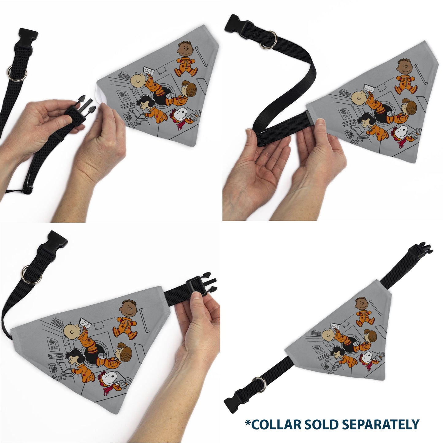 Pet Bandana: Peanuts Astronauts for Dogs