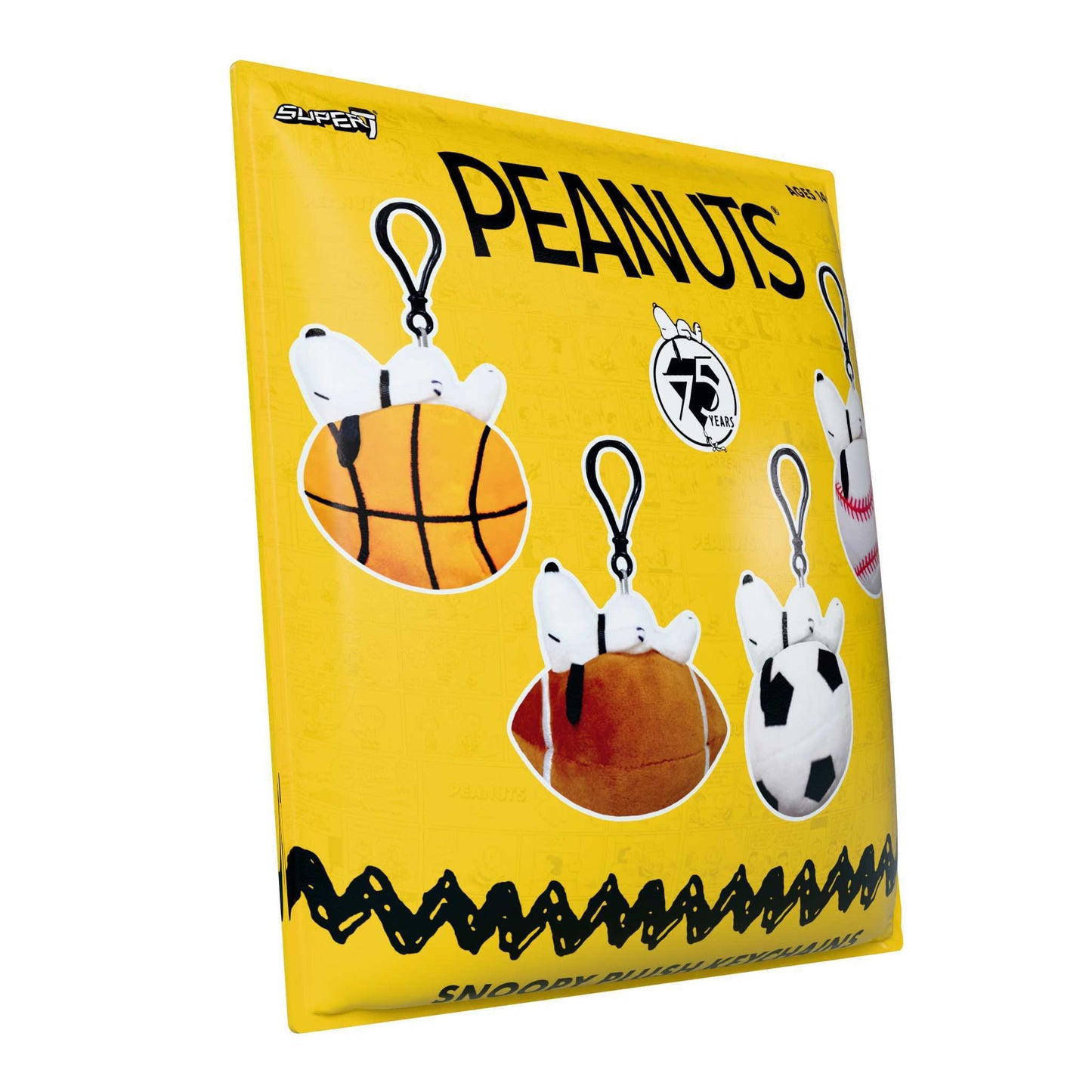 Peanuts Super Duper Plush Keychain Blind Bag Wave 01A