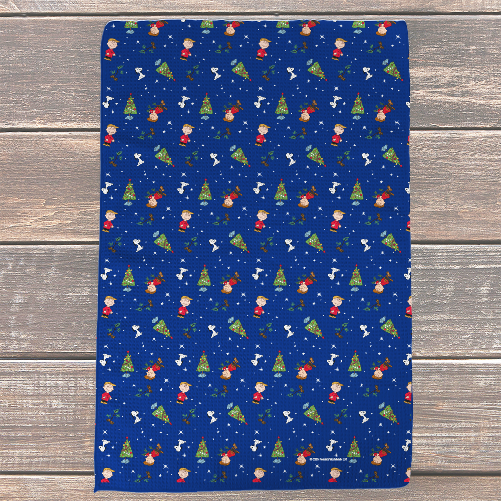 Peanuts A Charlie Brown Christmas Kitchen Towel