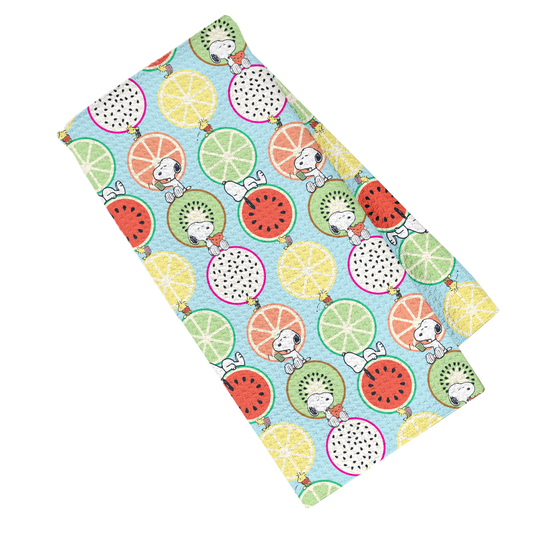 Peanuts Fruits Waffle Tea Towel-0