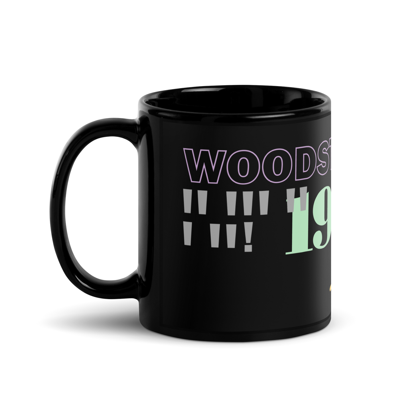 Woodstock 1972 Black Mug