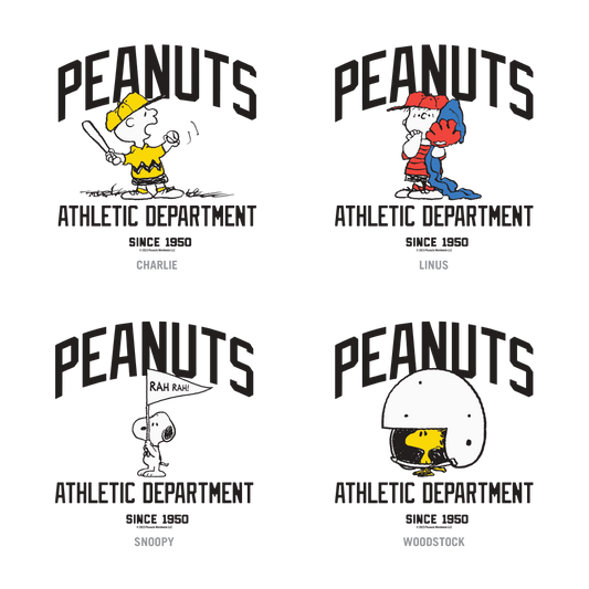 Choose Your Favorite Character Peanuts Athletic Department Customized Adult T-Shirt-1