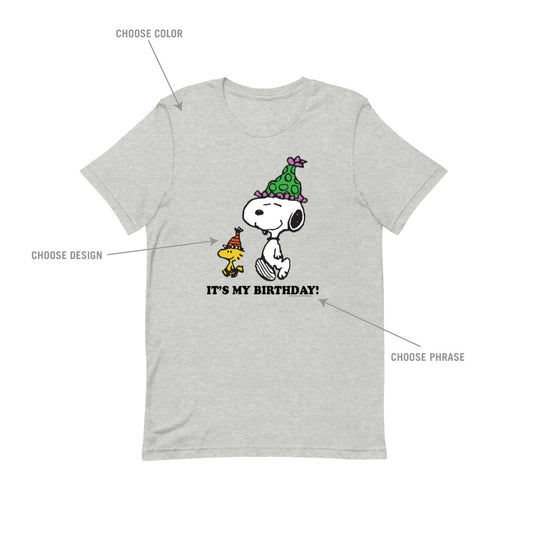 Choose Your Favorite Design Birthday Customized Adult T-Shirt-2