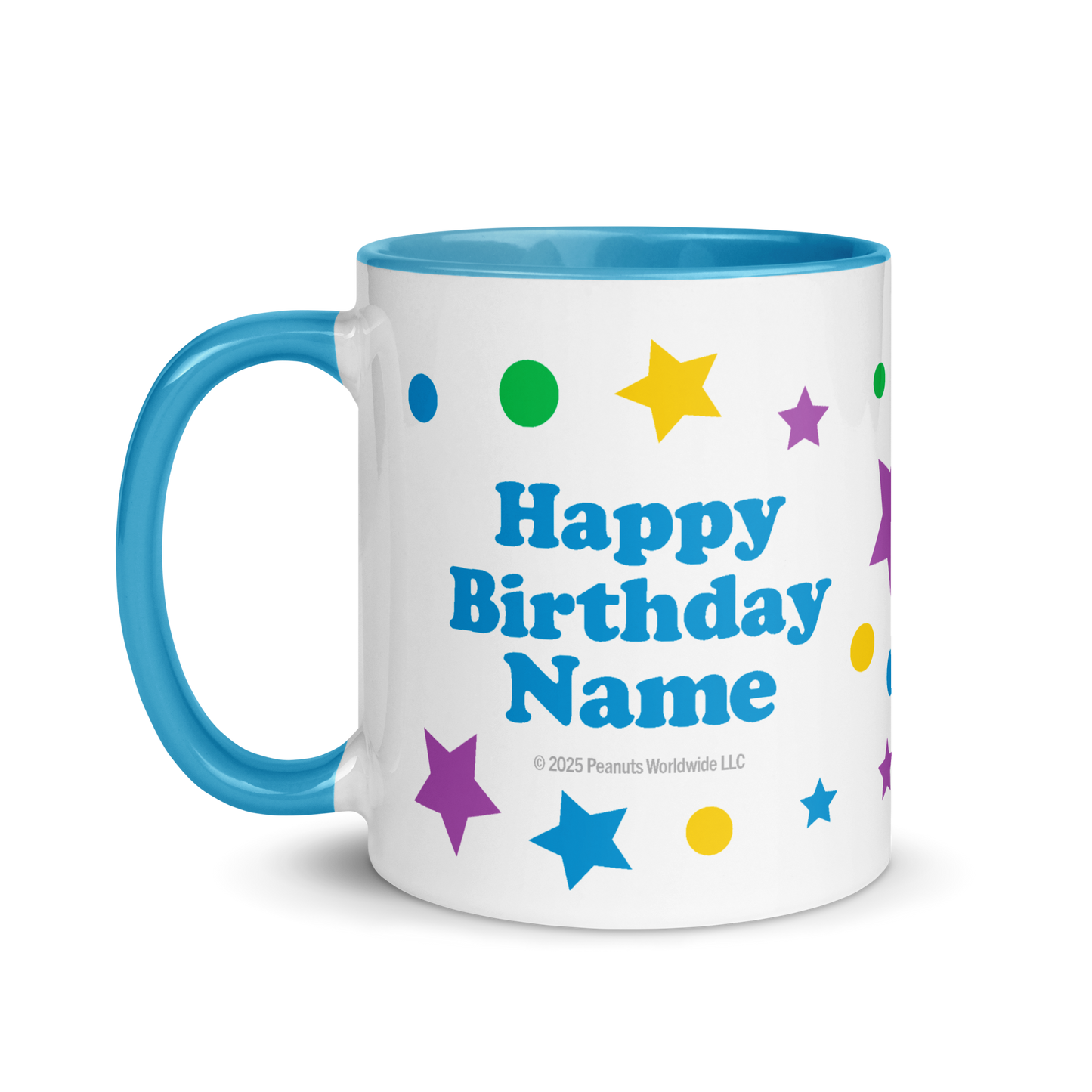 Peanuts Personalized Birthday Two-Tone Mug