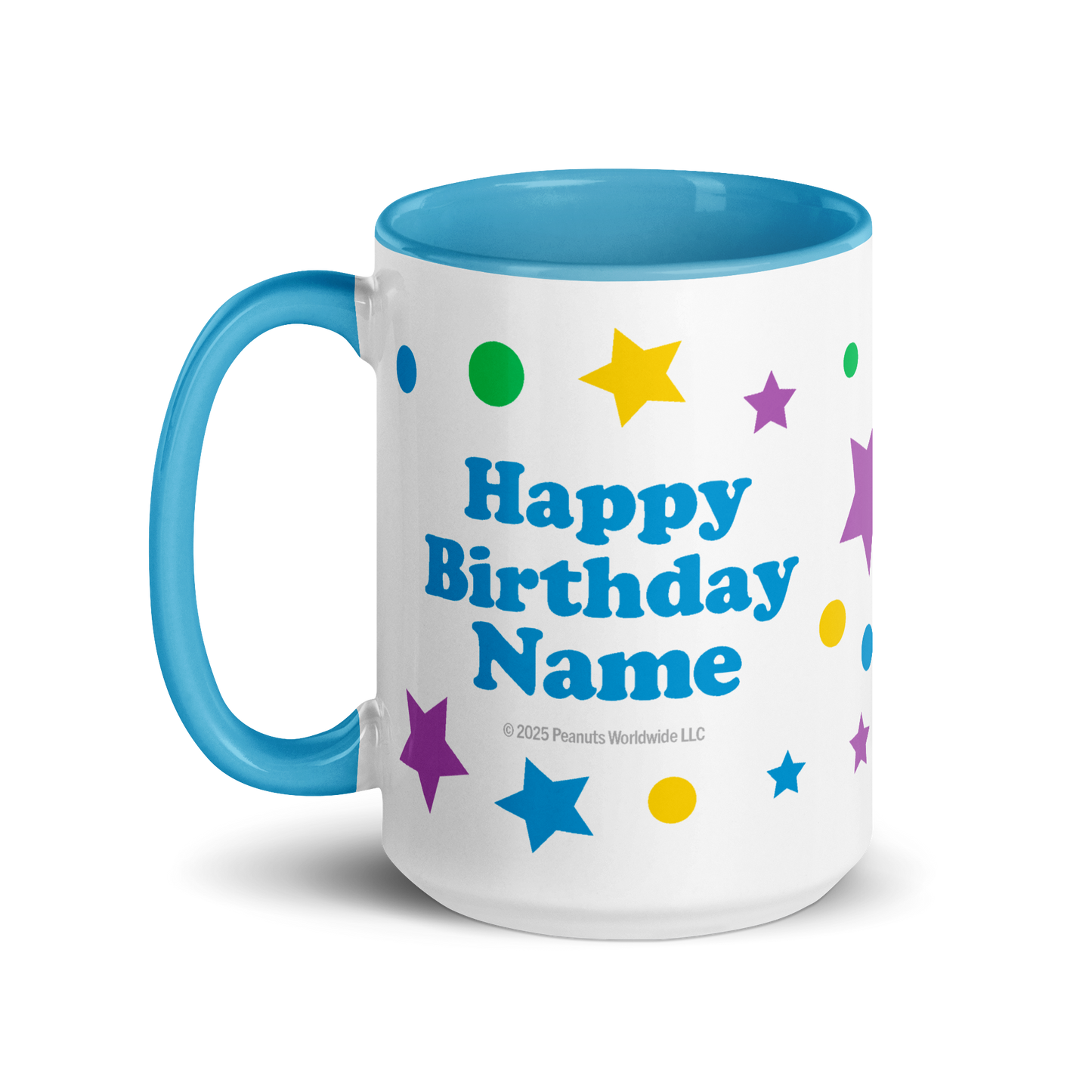 Peanuts Personalized Birthday Two-Tone Mug