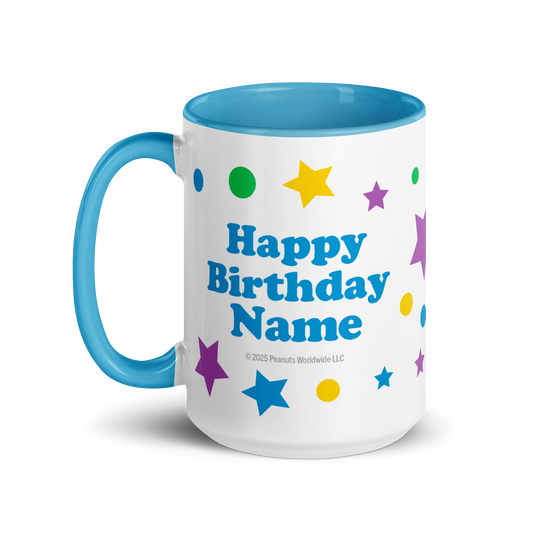 Peanuts Personalized Birthday Two-Tone Mug 11 oz-5