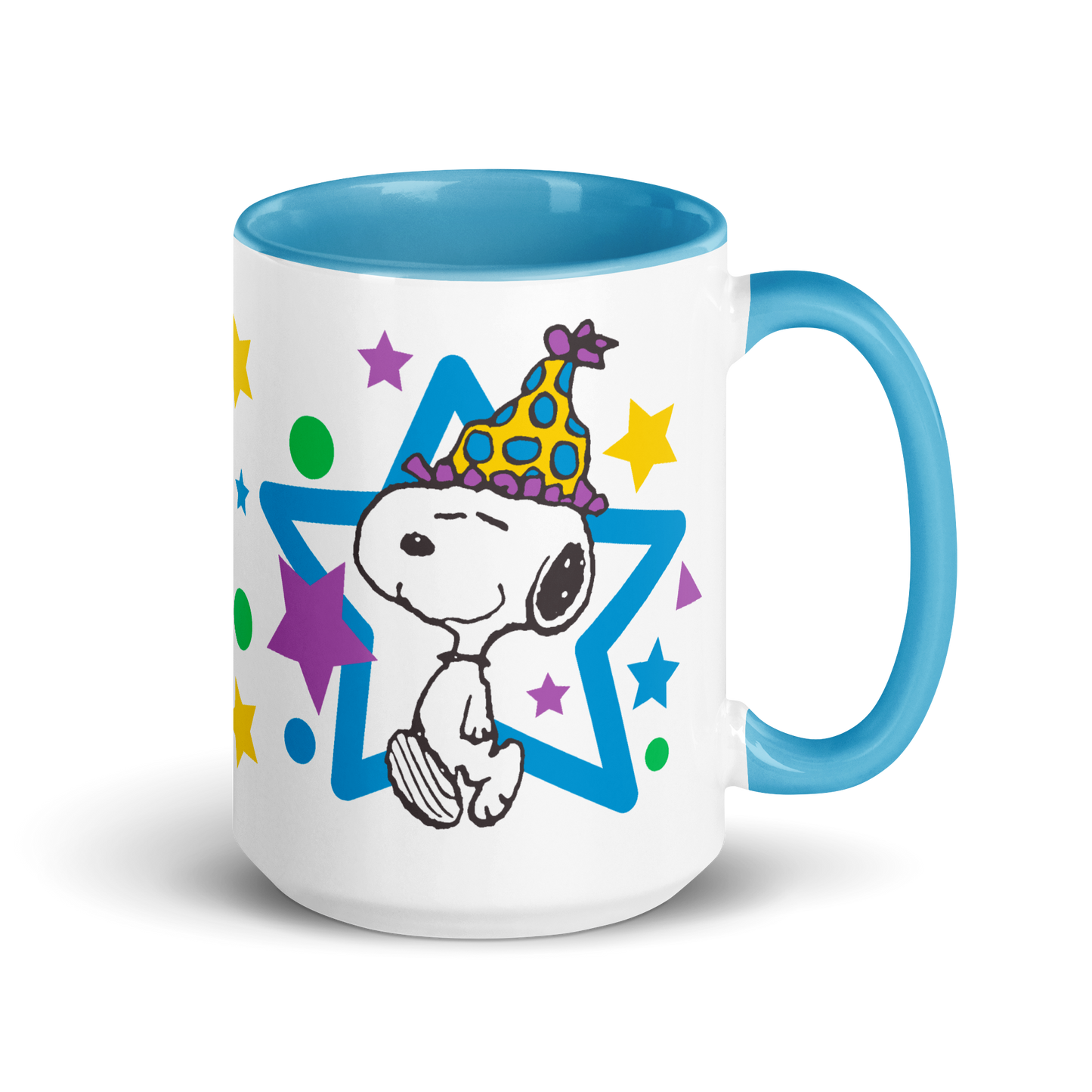 Peanuts Personalized Birthday Two-Tone Mug 15 oz