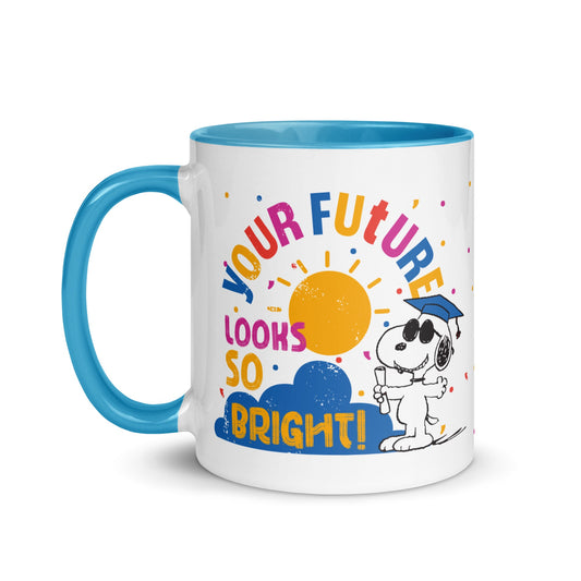 Graduation Snoopy Two Tone Mug-0