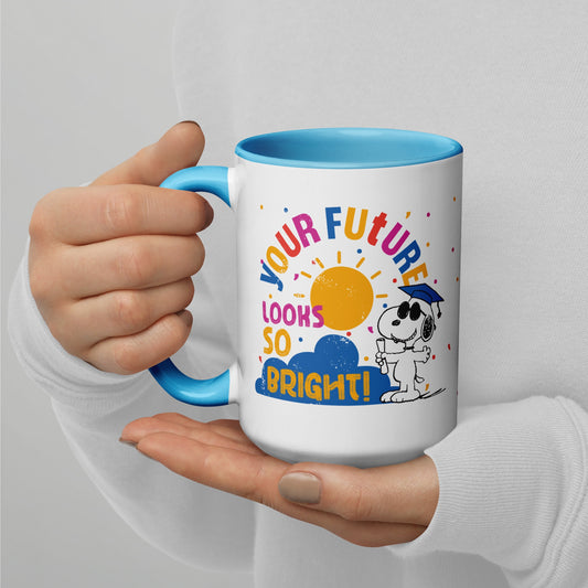 Graduation Snoopy Two Tone Mug-6