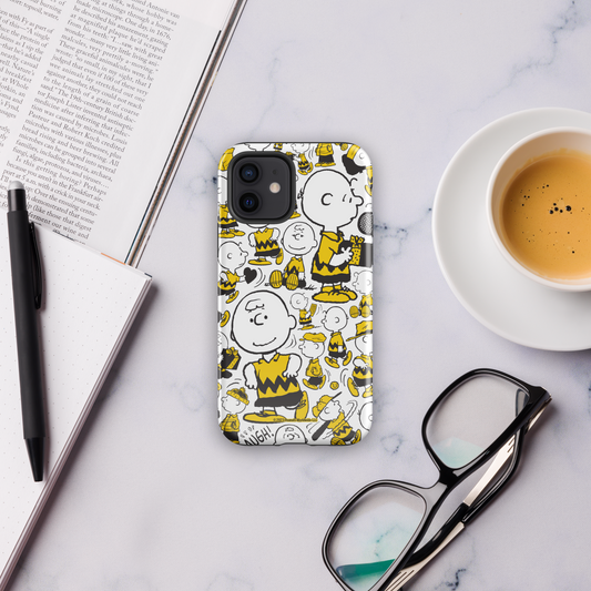Peanuts Charlie Brown Pattern Tough Phone Case - iPhone-1