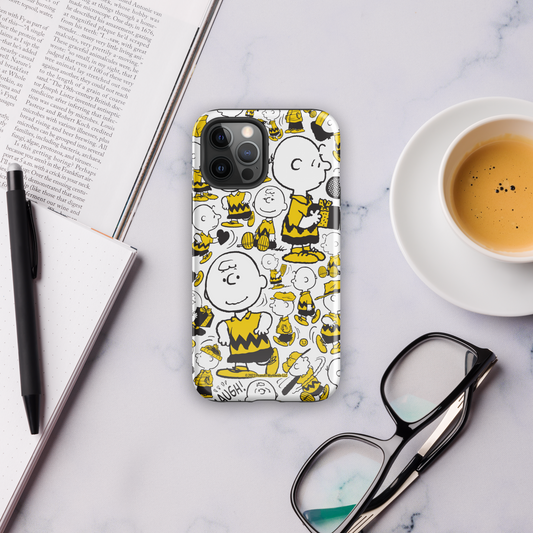 Peanuts Charlie Brown Pattern Tough Phone Case - iPhone-11