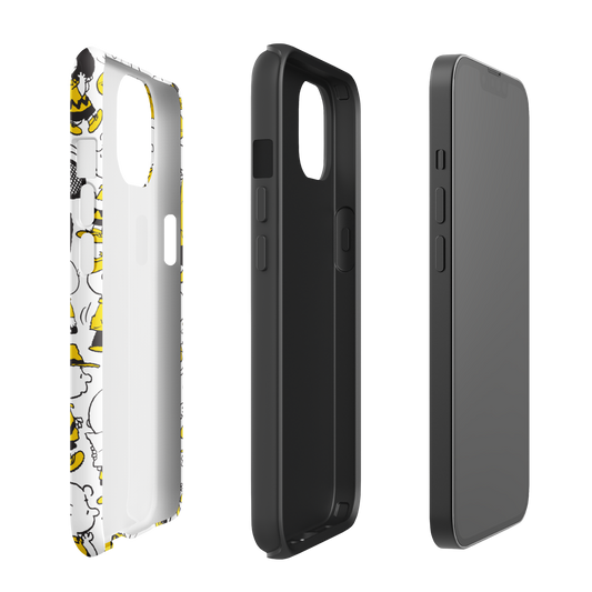 Peanuts Charlie Brown Pattern Tough Phone Case - iPhone-13