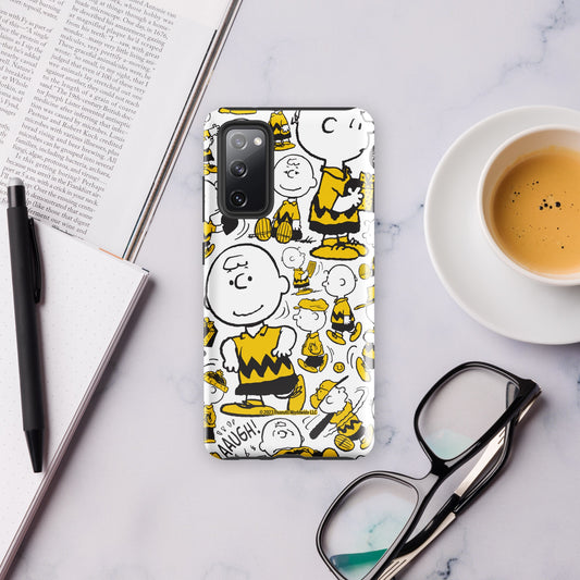 Peanuts Charlie Brown Pattern Tough Phone Case - Samsung-5