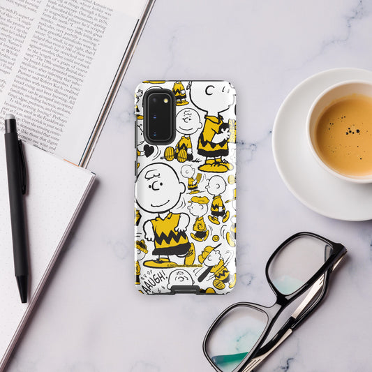 Peanuts Charlie Brown Pattern Tough Phone Case - Samsung-2