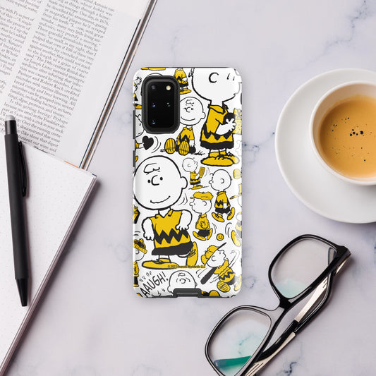 Peanuts Charlie Brown Pattern Tough Phone Case - Samsung-8