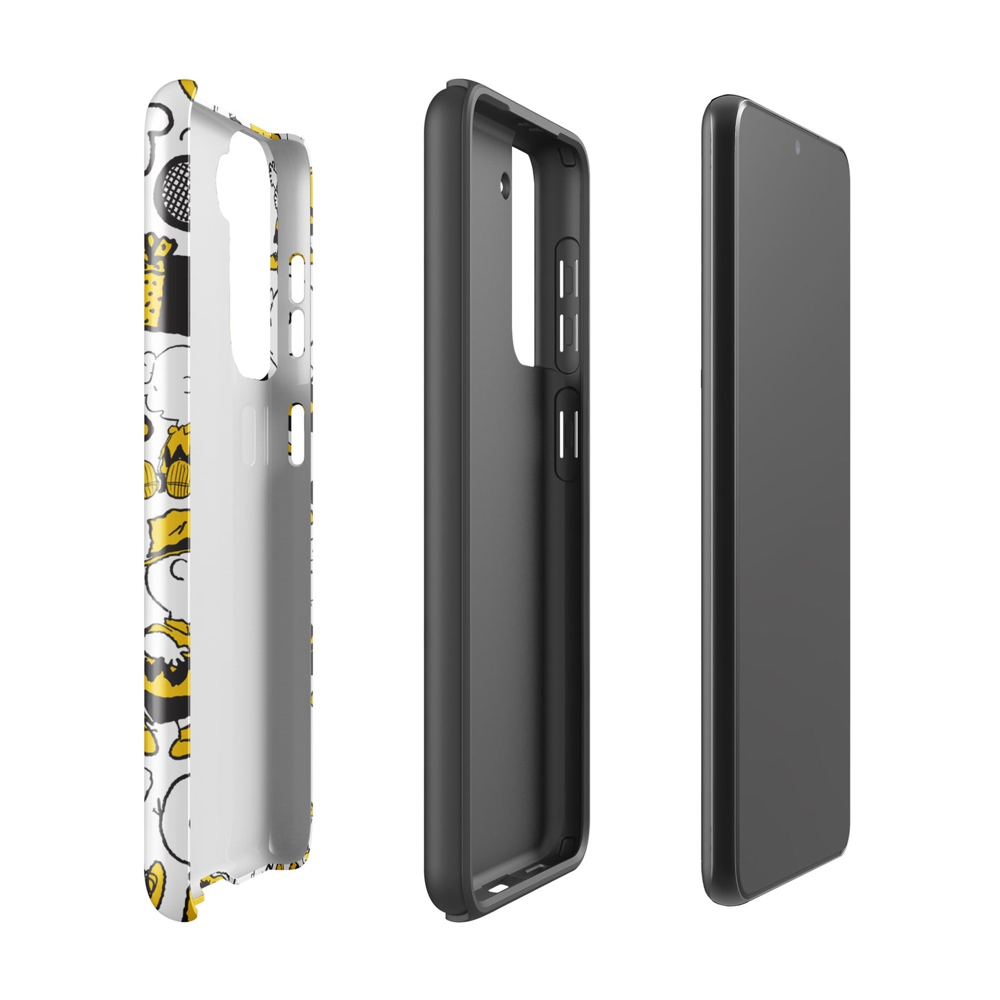Peanuts Charlie Brown Pattern Tough Phone Case - Samsung