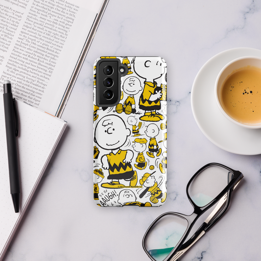 Peanuts Charlie Brown Pattern Tough Phone Case - Samsung-14