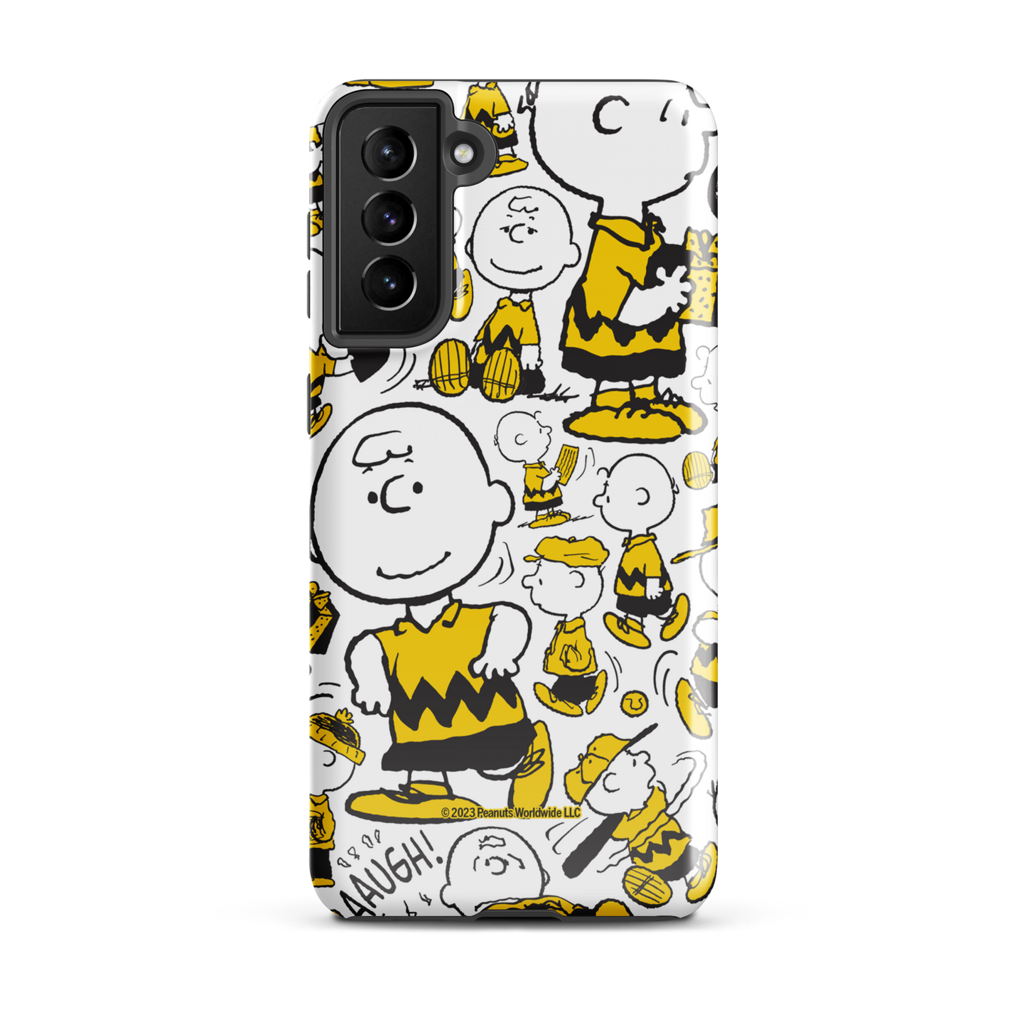 Peanuts Charlie Brown Pattern Tough Phone Case - Samsung