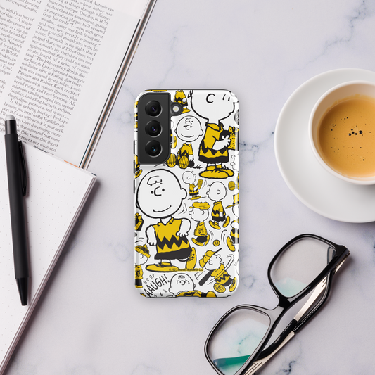 Peanuts Charlie Brown Pattern Tough Phone Case - Samsung-26