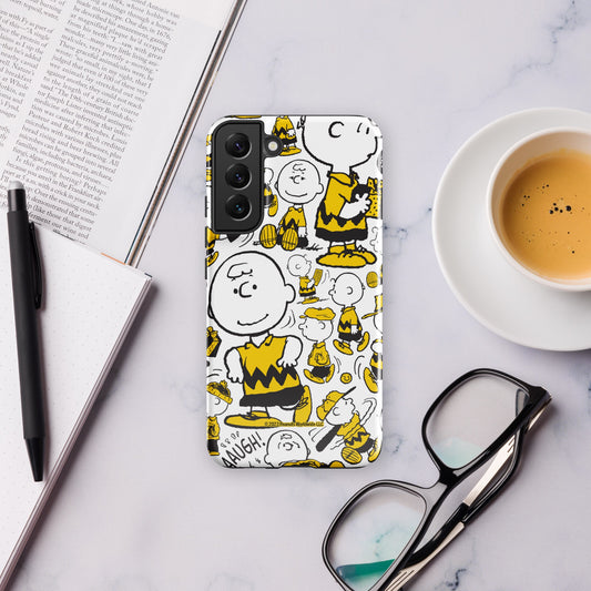 Peanuts Charlie Brown Pattern Tough Phone Case - Samsung-29