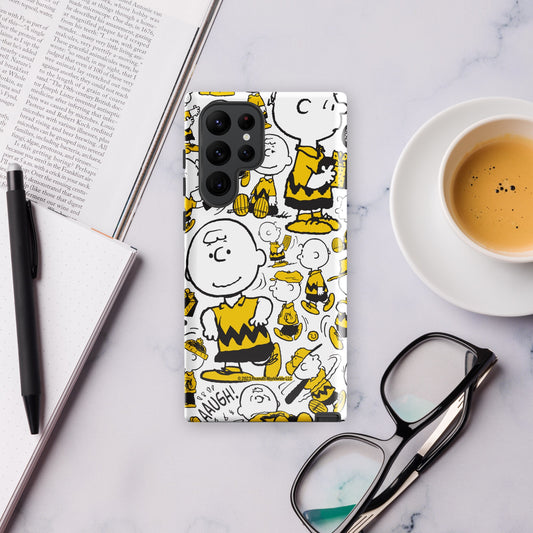 Peanuts Charlie Brown Pattern Tough Phone Case - Samsung-32