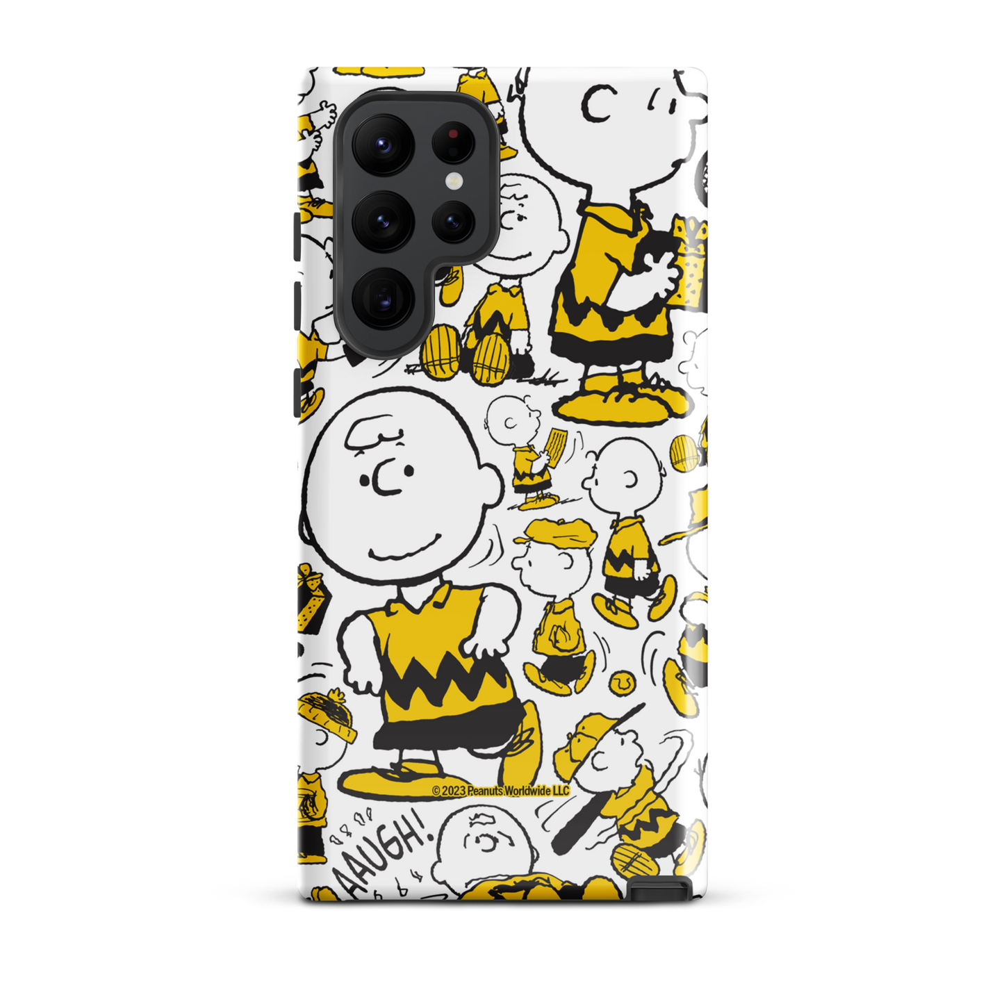 Peanuts Charlie Brown Pattern Tough Phone Case - Samsung