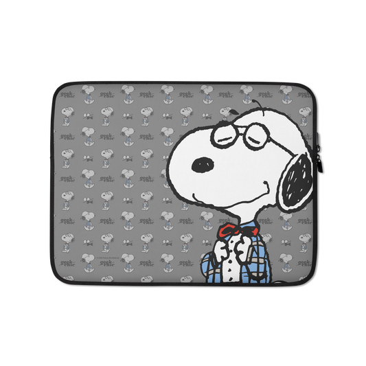 Snoopy Geek Chic Pattern Laptop Sleeve-1