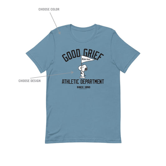 Choose Your Favorite Character Good Grief Athletic Department Customized Adult T-Shirt-2