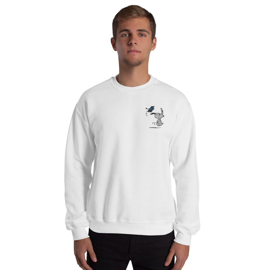 Graduation Snoopy Embroidered Crewneck-2