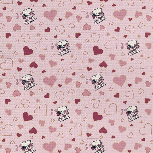 Peanuts Snoopy Hearts Kitchen Towel-1