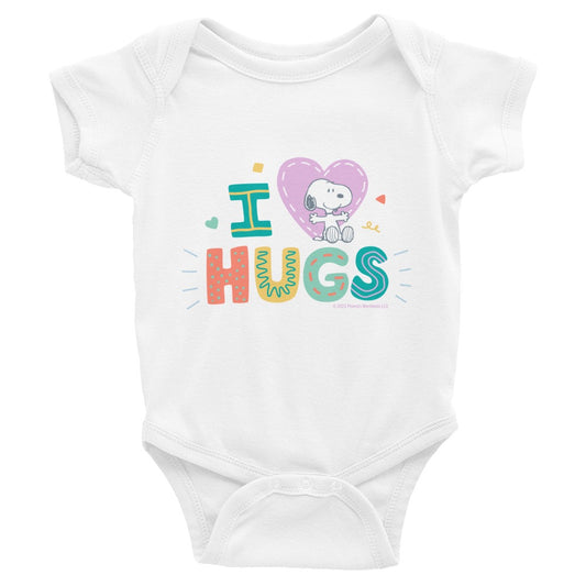 Snoopy I Love Hugs Baby Bodysuit-2
