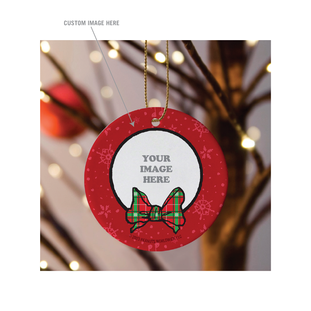 Peanuts Gang Personalized Photo Upload Ornament