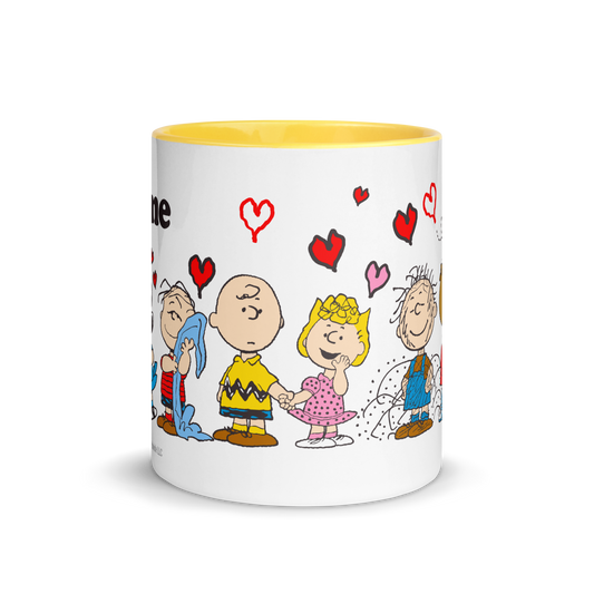 Peanuts Love Is Personalized Two-Tone Mug-1