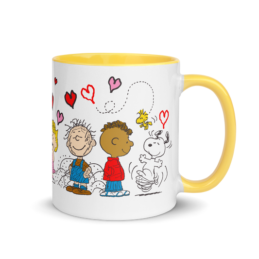 Peanuts Love Is Personalized Two-Tone Mug-0