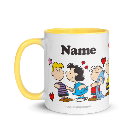 Peanuts Love Is Personalized Two-Tone Mug-2