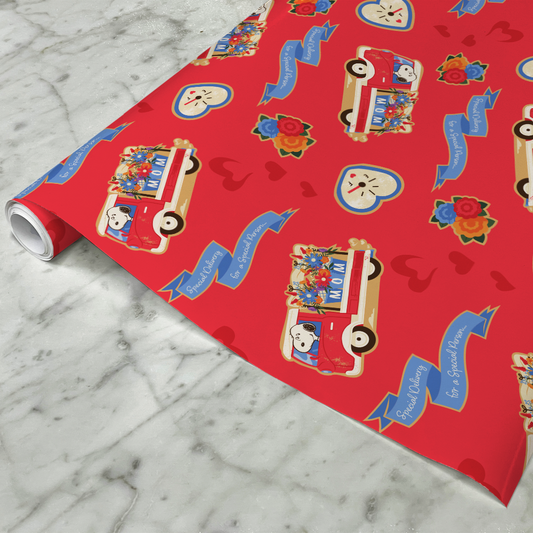 Peanuts Mother's Day Satin Gift Wrap-1