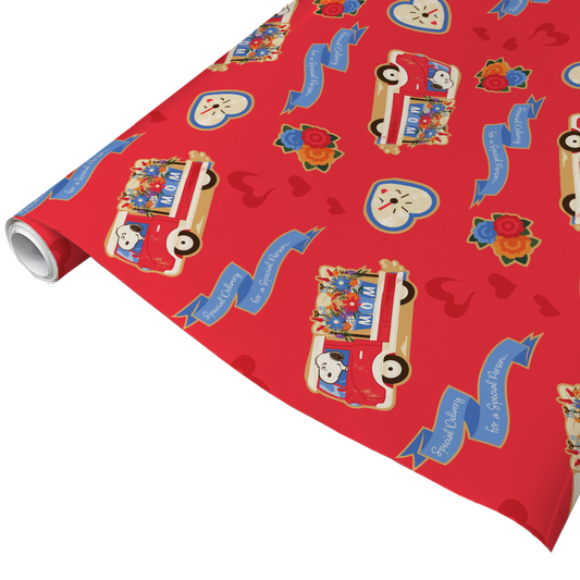 Peanuts Mother's Day Satin Gift Wrap-0