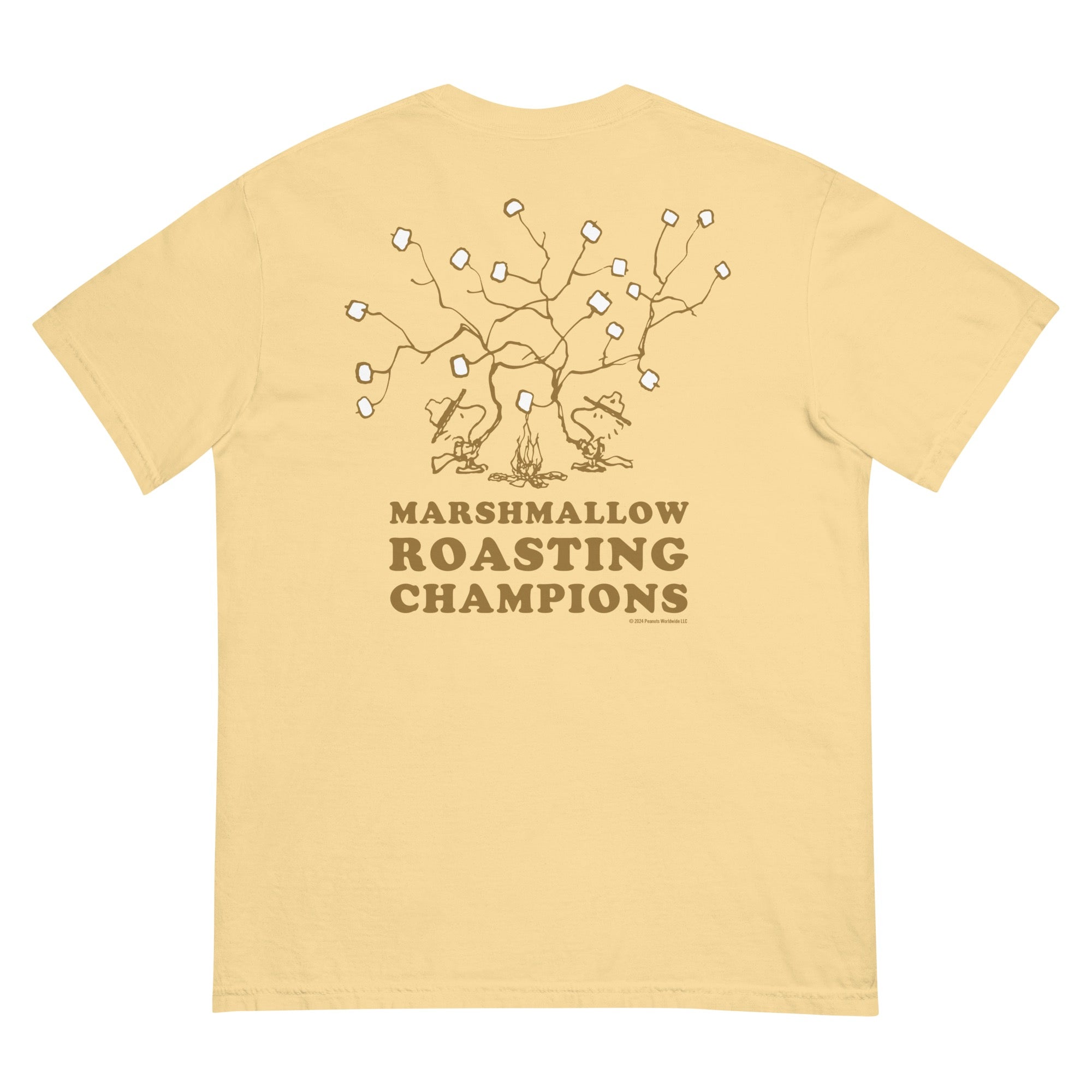 Peanuts Marshmellow Roasting Champions Comfort Colors T-Shirt