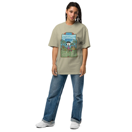 Peanuts Lucy's Psychiatric Retreat Oversized T-Shirt-2