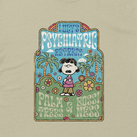 Peanuts Lucy's Psychiatric Retreat Oversized T-Shirt