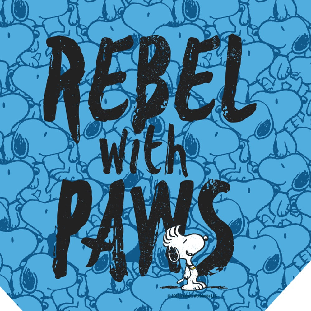 Snoopy Rebel With Paws Pet Bandana