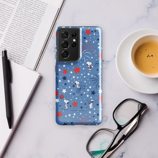 Snoopy Sports and Stars Samsung Case-22