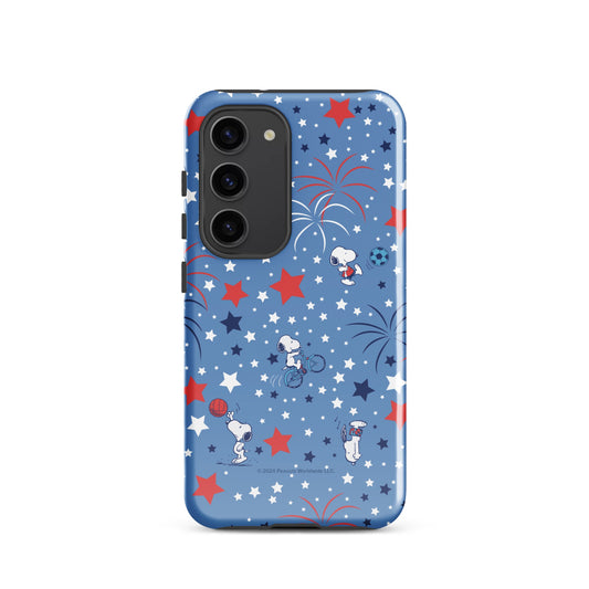 Snoopy Sports and Stars Samsung Case-33